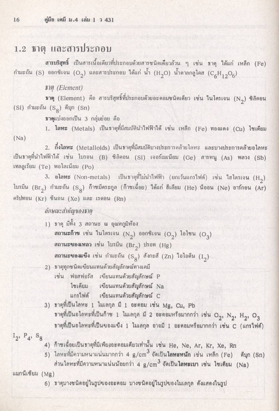 คู่มือเตรียมสอบ เคมี ม.4 เล่ม 1 ว 431