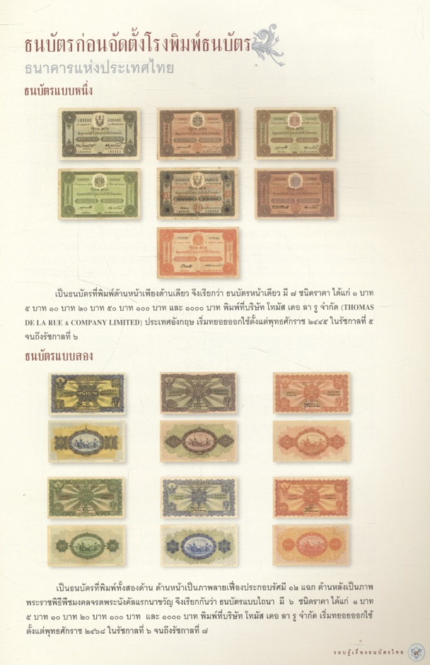 รอบรู้เรื่อง ธนบัตรไทย