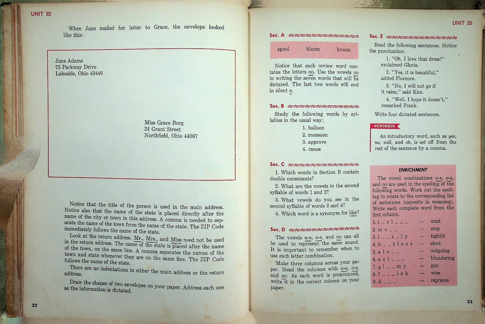 Harper/Row Basic Speller 8