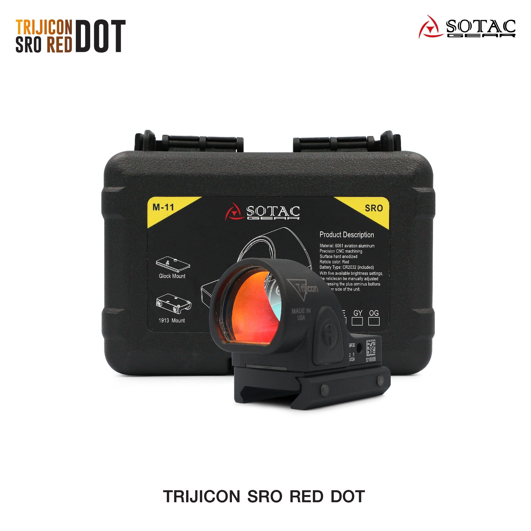 🇹🇭 901 ไทยแลนด์ แทคติคอล Trijicon SRO Red Dot