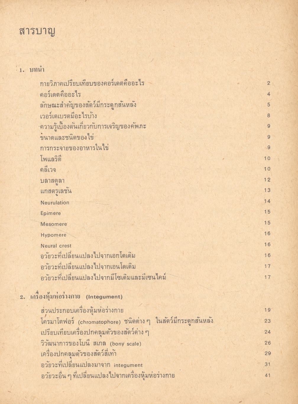 กายวิภาคศาสตร์เปรียบเทียบของคอร์เดต