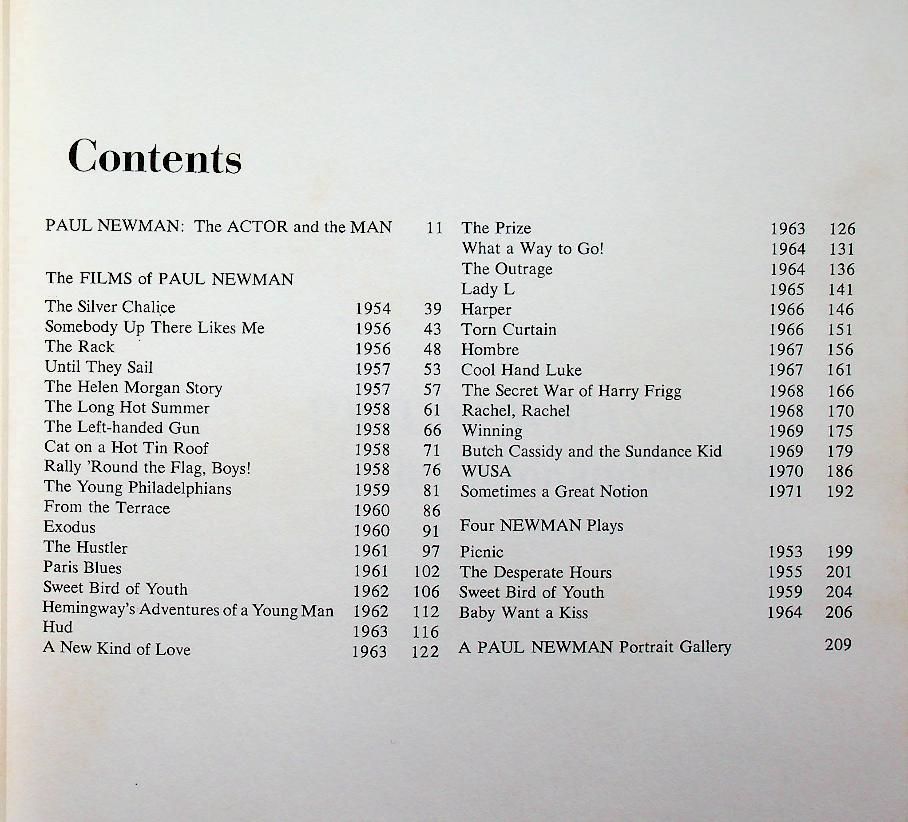 THE FILMS OF PAUL NEWMAN