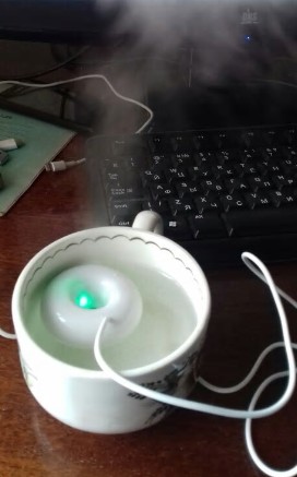 เครื่องทำหมอก ความชื่น USB Air Humidifier Diffuser