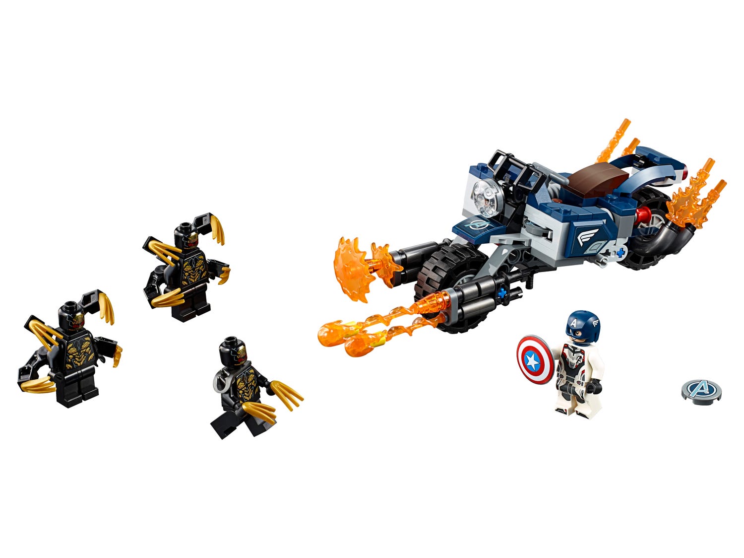 **MTS Toys**เลโก้ Lego Marvel Avengers 76123 : Captain America Outriders Attack