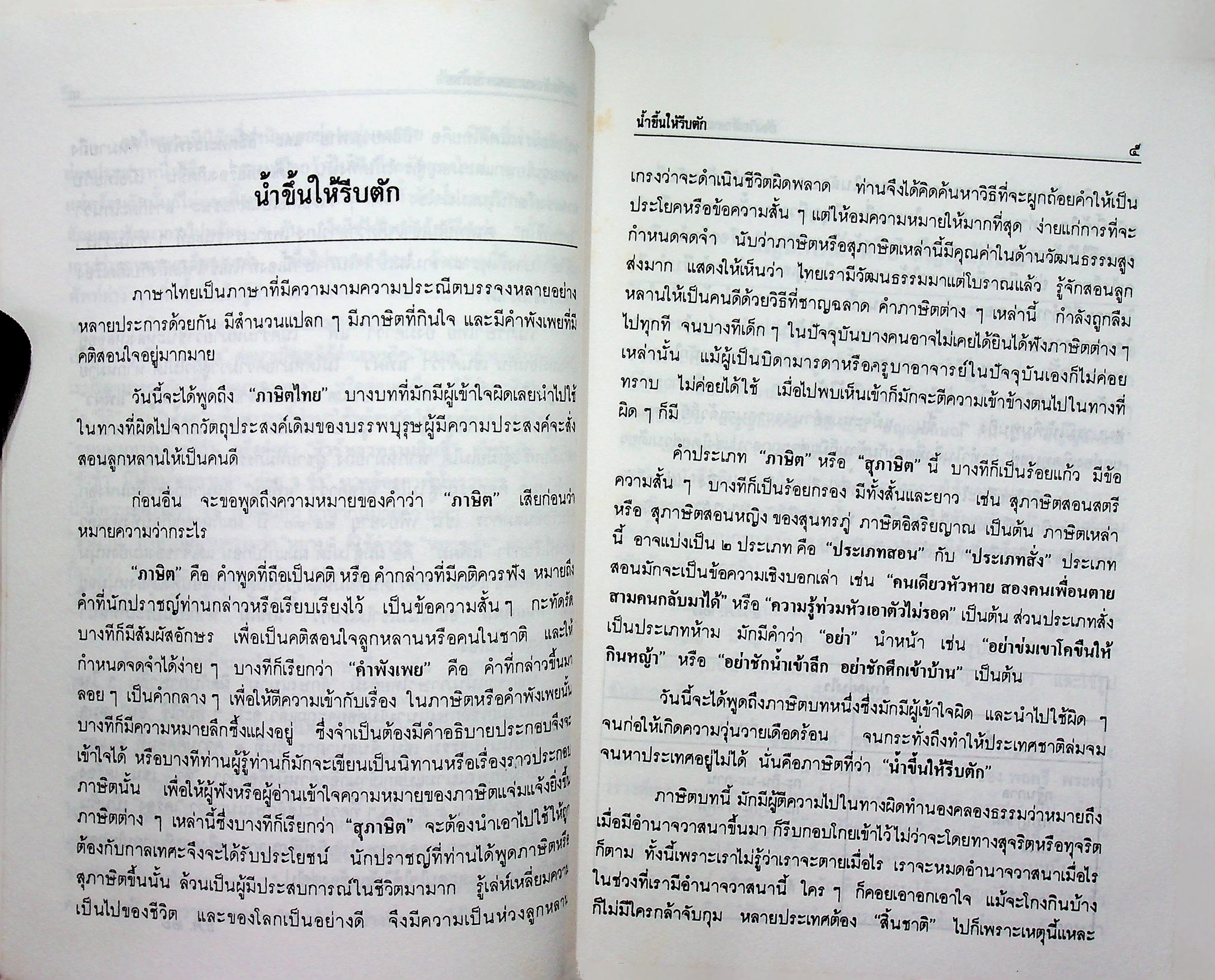 อัจฉริยลักษณะของภาษาไทย จัดพิมพ์ถวาย เนื่องในงานฉลองอายุ ๘๐ปี พระครูบริหารสรวัมน์ เจ้าอาวาสวัดศรีอุทัย ต.บ้ายยาง อ.เสาไห้ จ.สระบุรี ๒๕๓๔