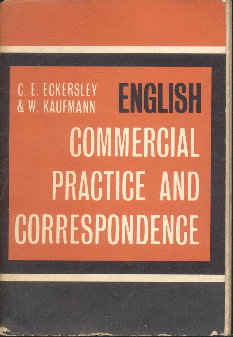 ENGLISH COMMERCIAL PRACTICE AND CORRESPONDENCE