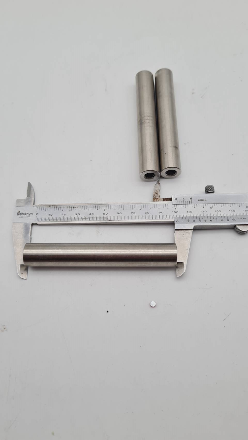 สายพาน Top chain แกนเพลาขนาด 16 มม ยาว 101 มม M8 SUS304 สำหรับประกอบโครงสายพาน Top chain.