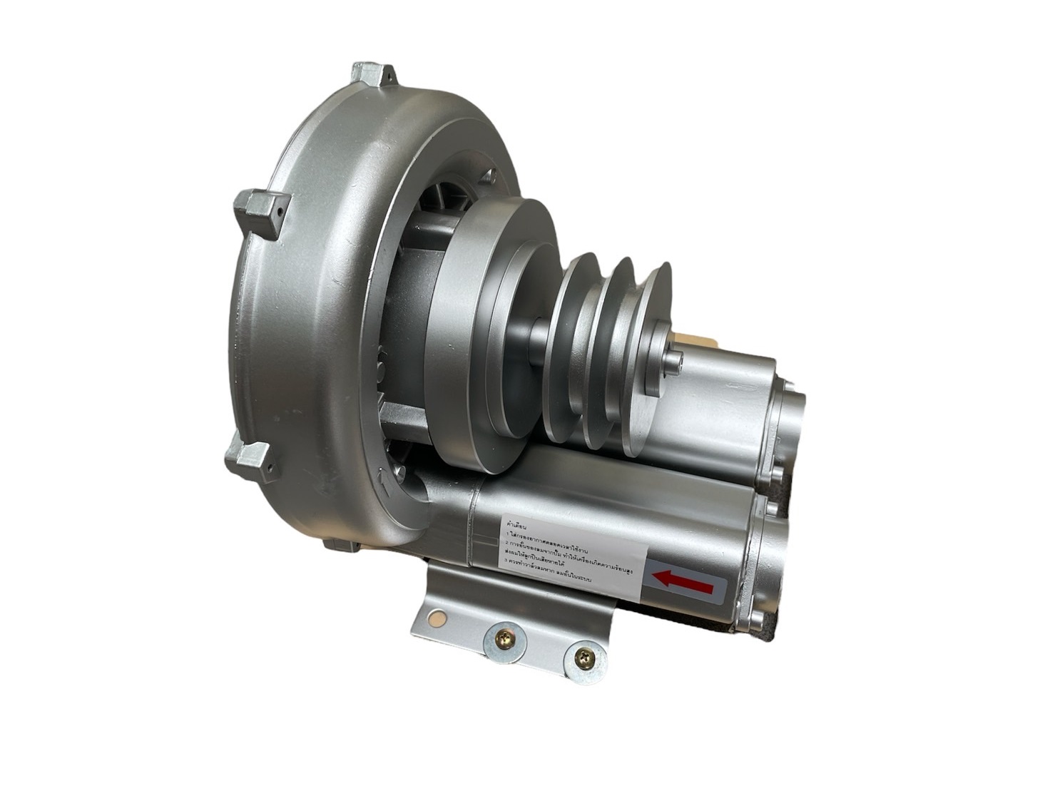 พัดลมโบรเวอร์เป่าอากาศ(Belt drive) ½ HP และ ดูดอากาศ แบบใช้เครื่องยนต์หรือ มอเตอร์ สำหรับใช้งานในพิ้นที่ที่ไม่มีไฟฟ้า หรือ ต้องการความเร็วรอบสูงพิเศษ