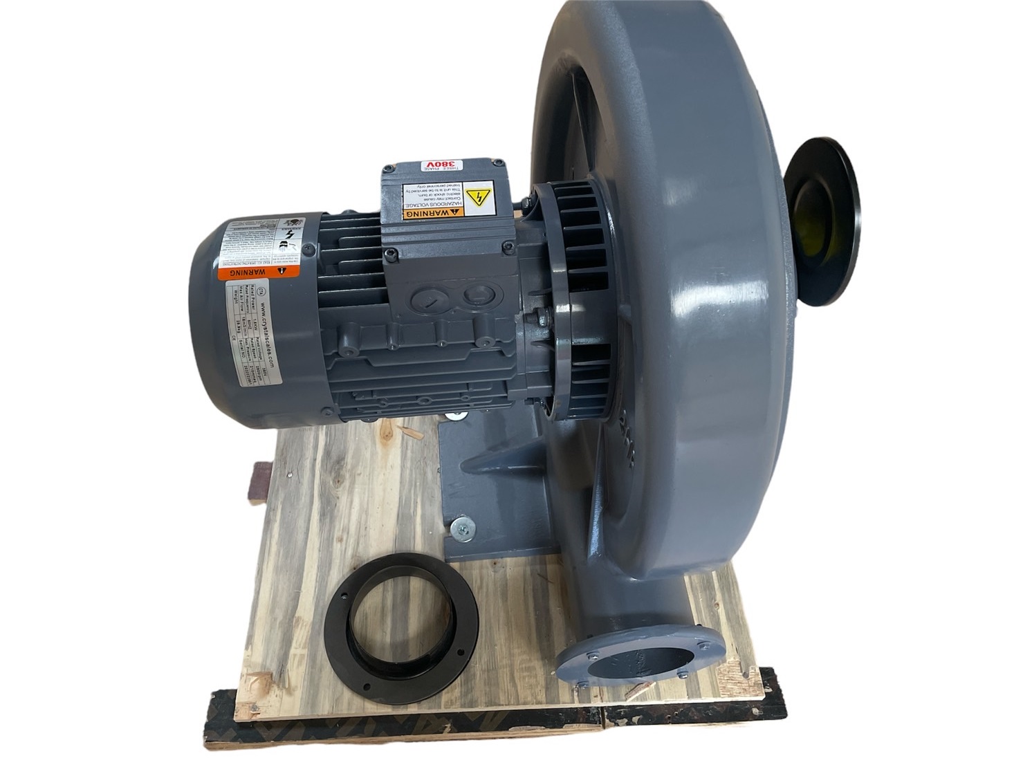 Industrial Centrifugal Fan (Heat) พัดลมโบลเวอร์สำหรับดูดอากาศร้อน 200 องศา 2HP 380V ใช้ในงานอบร้อนหรือเป่าแห้ง