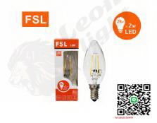 G-1-หลอดจำปาไส้เอดิสัน ขั้ว E14 FSL-C35-2W