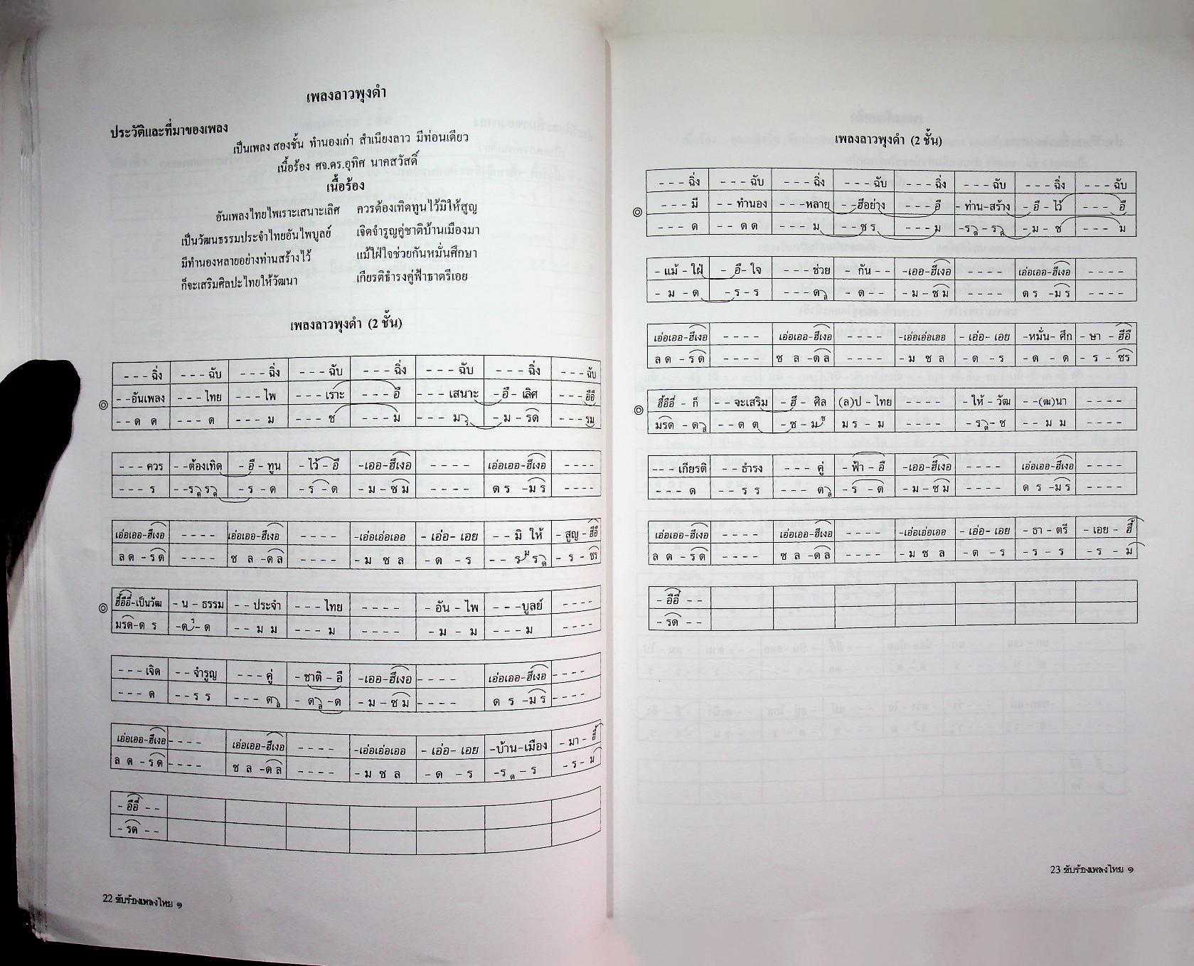 ขับร้องเพลงไทย ๑ (ไม่มีซีดี)