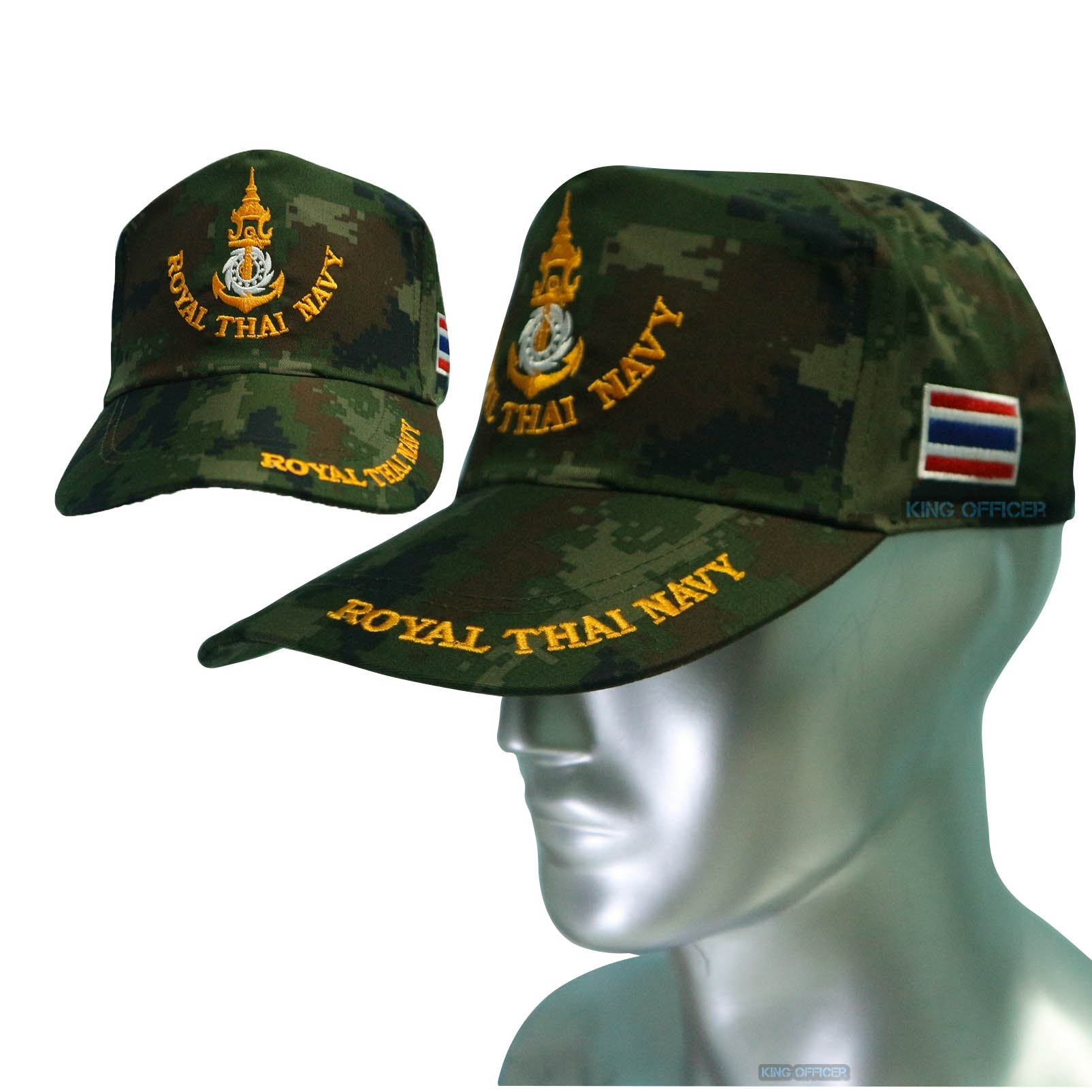 หมวกแก๊ปทหารเรือ (ทร.) ลายพราง (มีชำระปลายทาง)