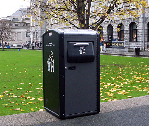 ถังขยะอัจฉริยะ บีบอัดขยะด้วยพลังงานแสงอาทิตย์ ถังขยะรีไซเคิล ถังขยะ,ถังขยะ กทม.,ถังขยะแยกประเภท,ถังขยะทรงกลม,ถังขยะพลาสติก,แท่นวางถังขยะ,ที่ใส่ขยะ,ถังขยะเท้าเหยียบ,ถังขยะ 4 สี