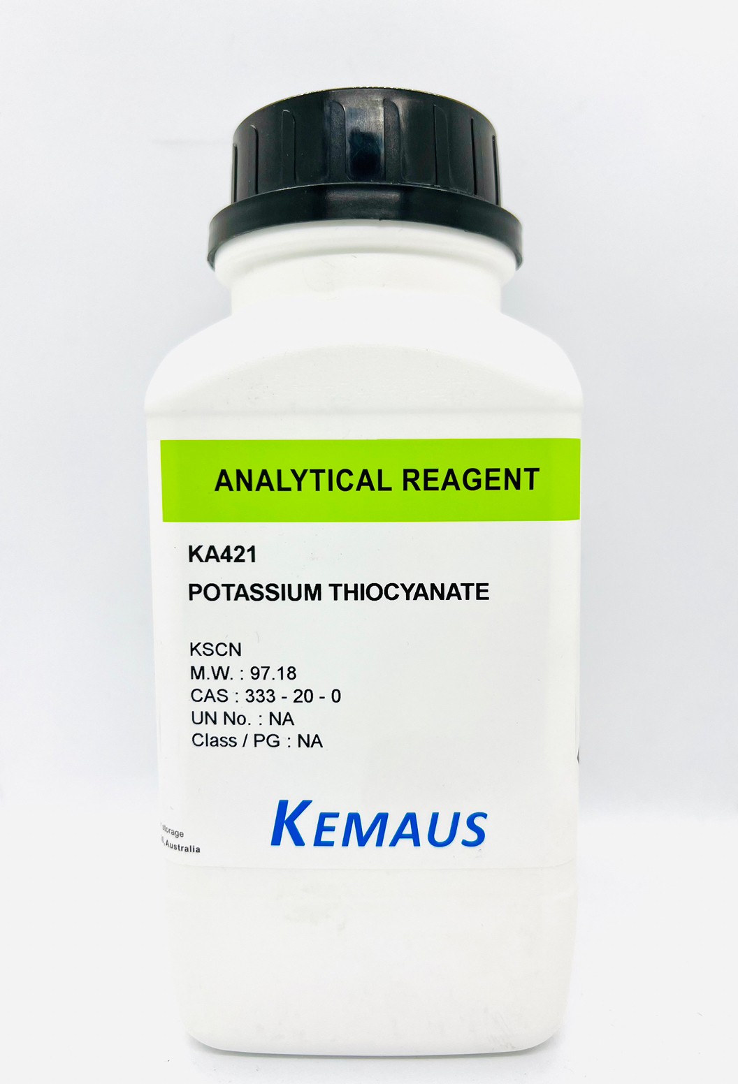KA421 POTASSIUM THIOCYANATE, 500G, KEMAUS