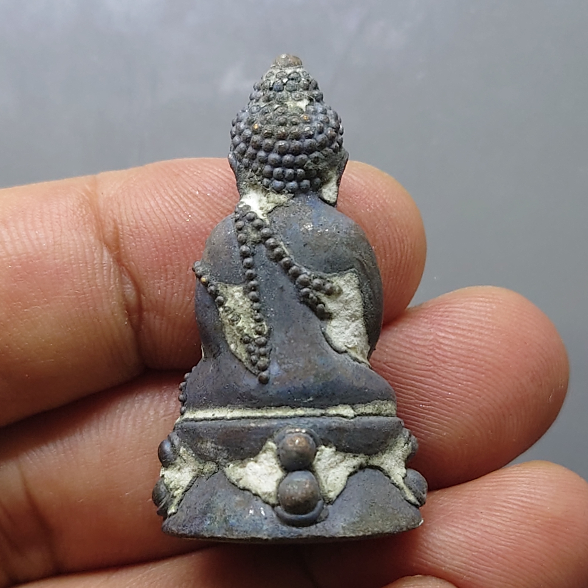 พระกริ่ง มั่ง มี ศรี สุข เนื้อทองชนวน รุ่นบารมี 80 พรรษา สมเด็จพระญาณสังวร วัดบวรนิเวศวิหาร ปี 2536 พร้อมตลับเดิม