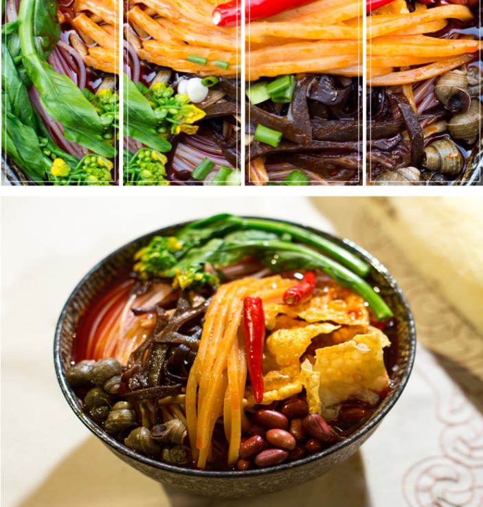 บะหมี่หอยหวานพริกเผาจีน(หลัวซือเฝิน) HauHuanLuo (400 g)