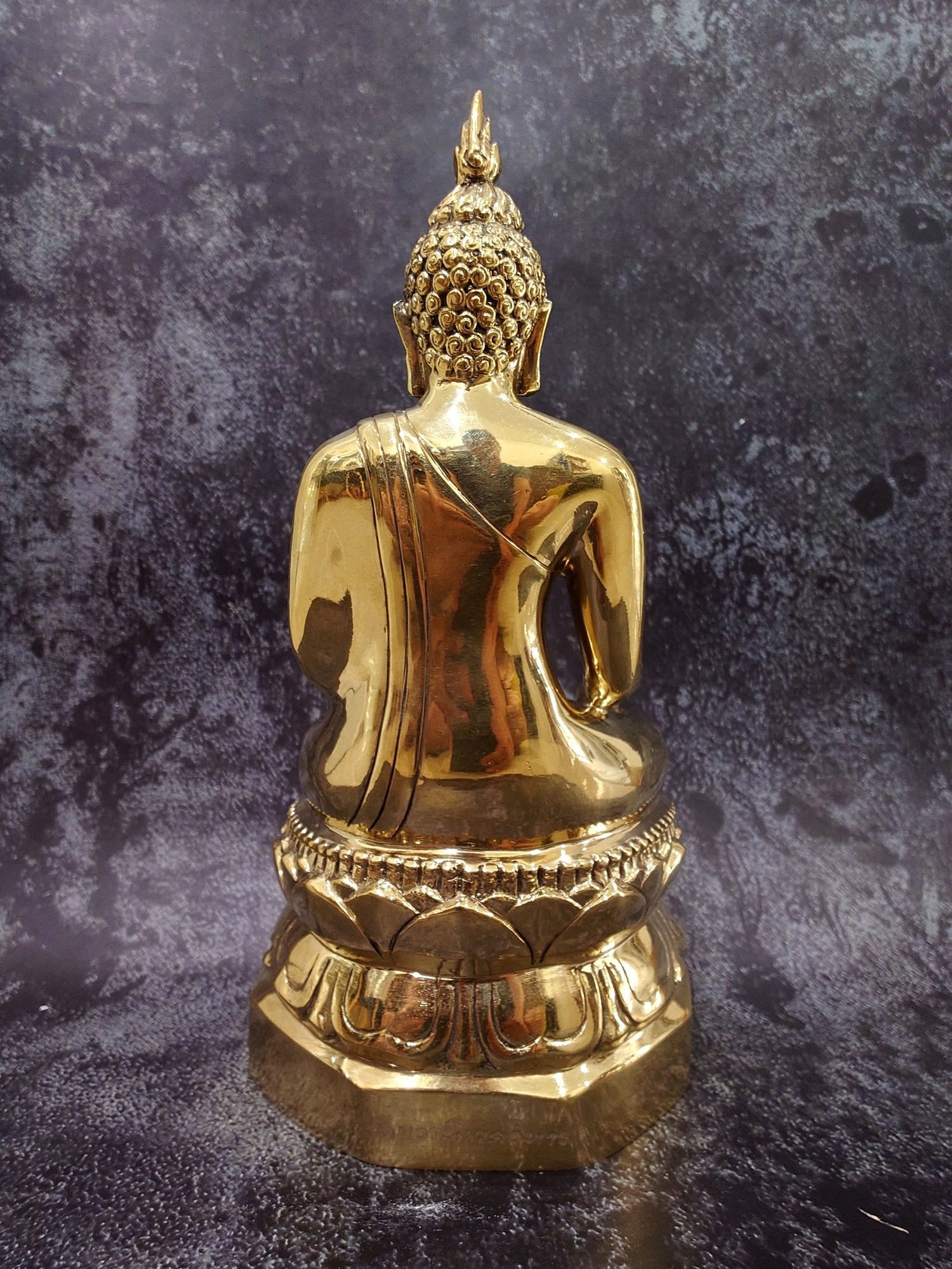 พระบูชา พระไพรีพินาศ ญสส 50 หน้าตัก 5 นิ้วสูง 11 นิ้ว เนื้อทองเหลืองขัดเงา วัดบวรนิเวศวิหาร จัดสร้าง ประจำปี 2550 แท้ ออกวัด