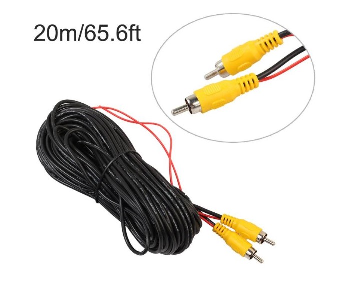 สาย RCA Video Cable ยาว 20 เมตร (male to male)