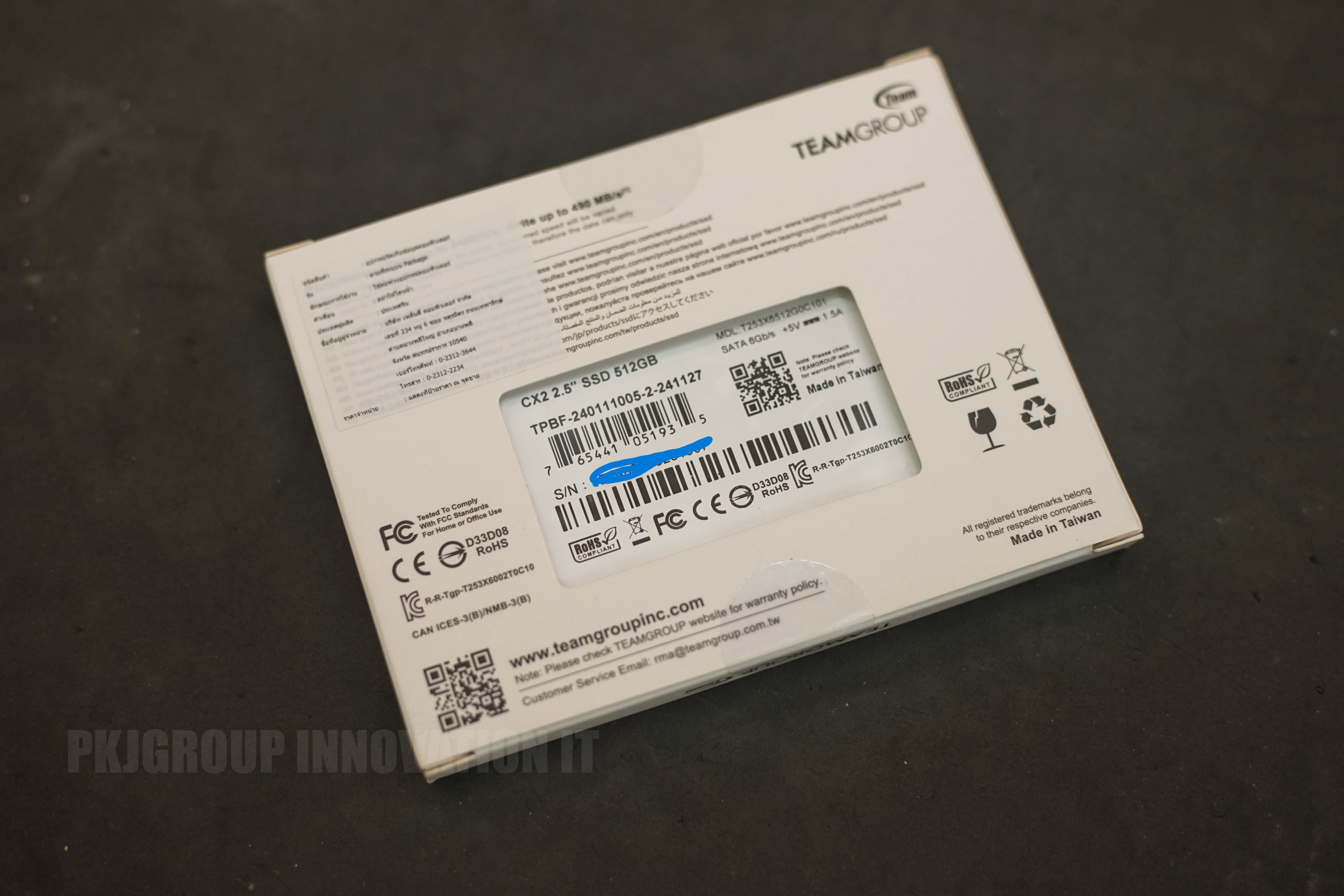 TEAMGROUP CX2 SATA SSD 512 GB มือหนึ่ง