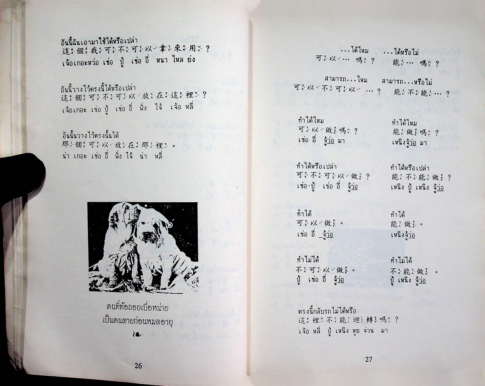 คู่มือภาษาจีนกลาง สำหรับคนงานไทยในไต้หวัน