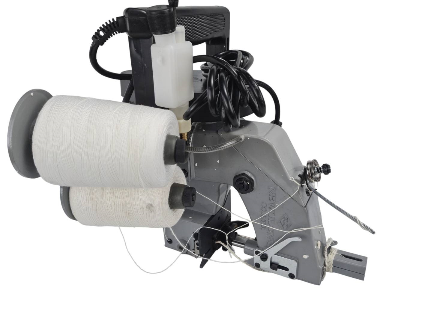 จักรเย็บกระสอบ เครื่องเย็บกระสอบ จักรเย็บปิดปากกระสอบข้าว จักรเย็บปากถุง Newulong ด้ายเดี่ยวและด้ายคู่ (เข็มเดี่ยว)ใช้งานง่ายน้ำหนักเบา