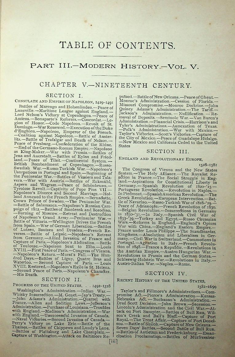 LIBRARY OF UNIVERSAL HISTORY By ISRAEL SMITH CLARE Volume V.