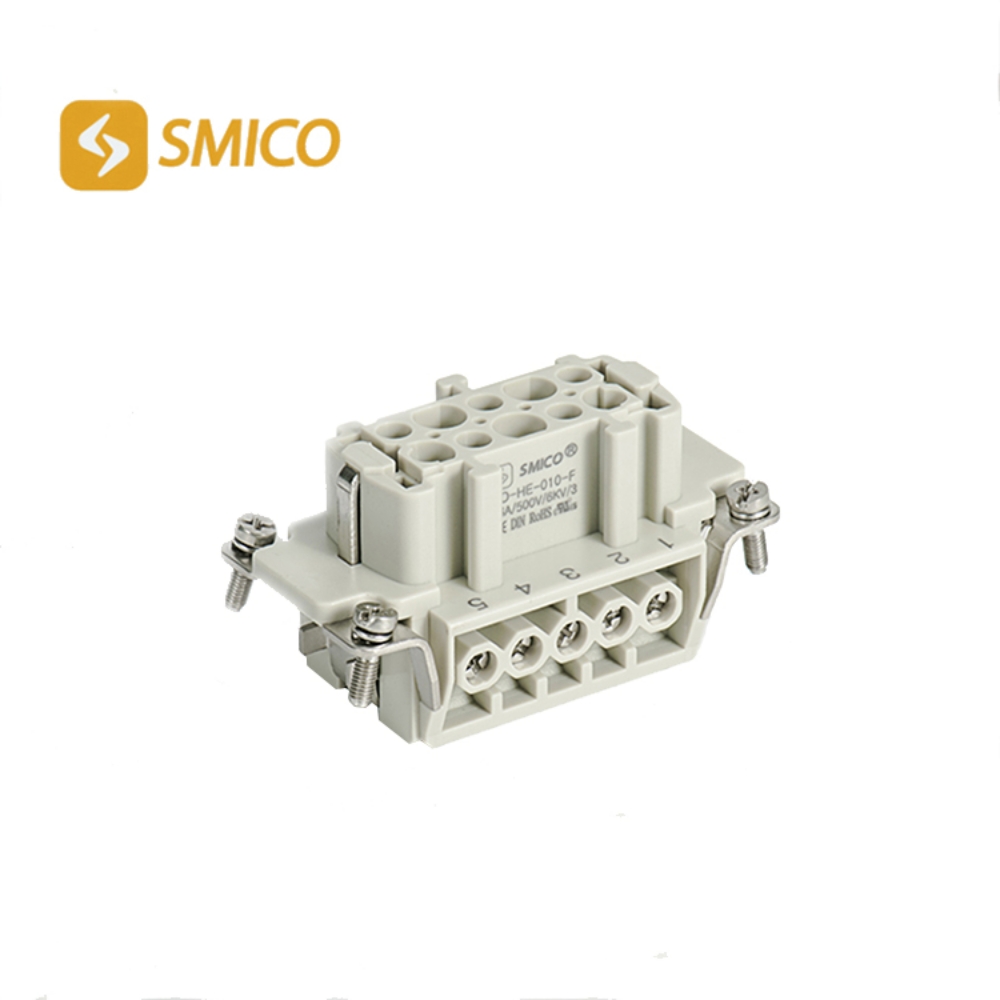 "SMICO" SO-HE-010-F FEMALE INSERT 1-10,10P-TOP-16A-500V