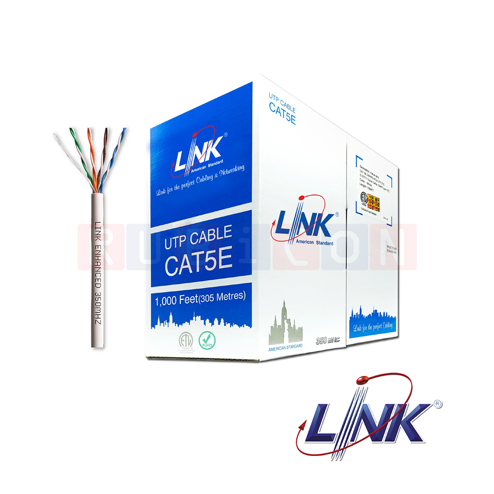 CAT5E UTP ENHANCED CABLE (350MHz),LSZH (Box/305M) LINK