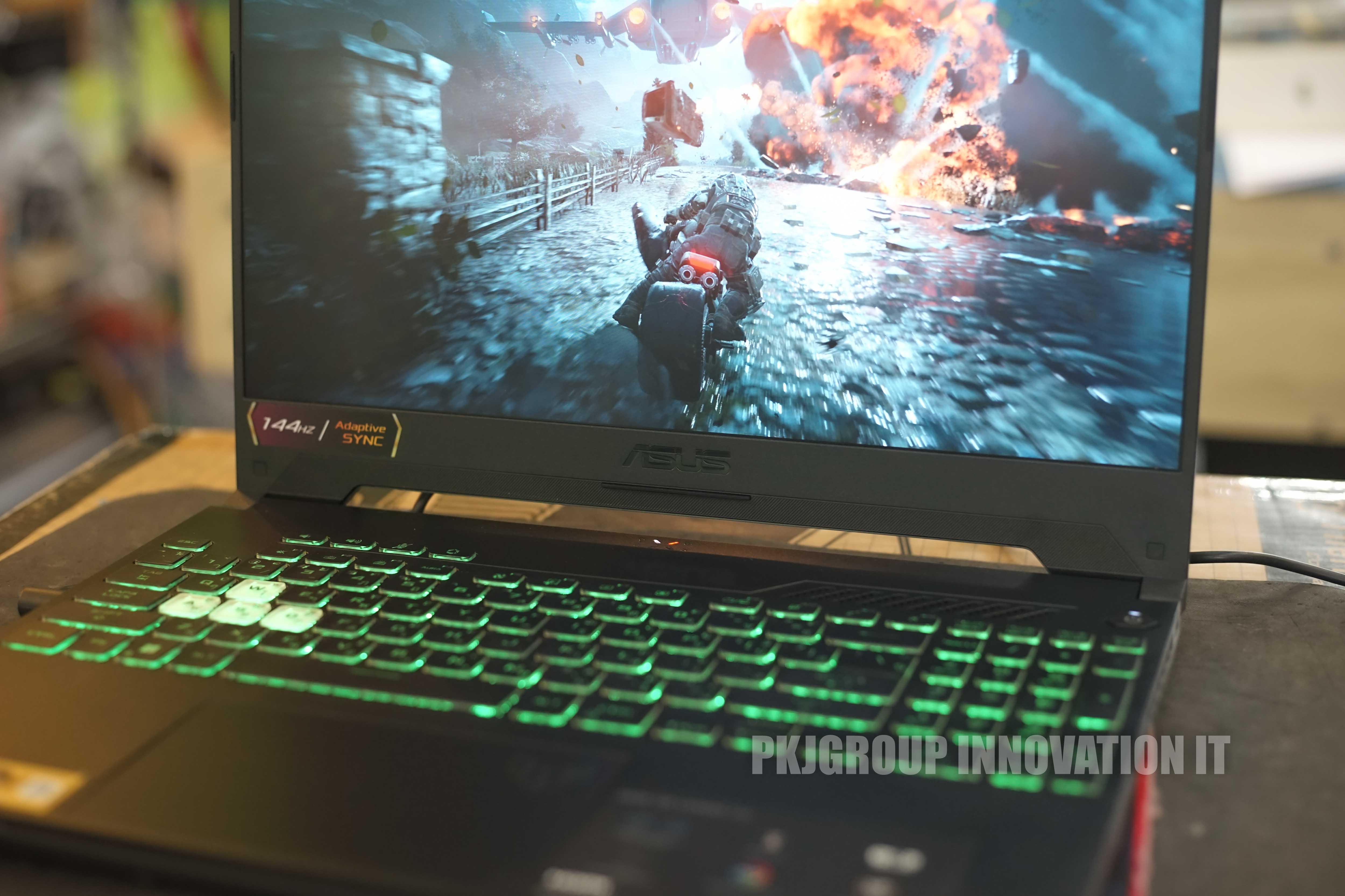 โน๊ตบุ๊คเล่นเกมมือสอง Asus Tuf FX507ZC4-HN072W i7-12700H RAM 16 GB SSD 512GB RTX3050 15.6" 144Hz (เครื่อง 1)