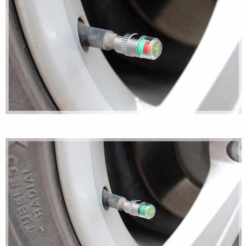 จุ๊บวัดลมยางอัตโนมัติ ขนาดแรงดัน 32-36psi Car Tyre Pressure Cap Visual