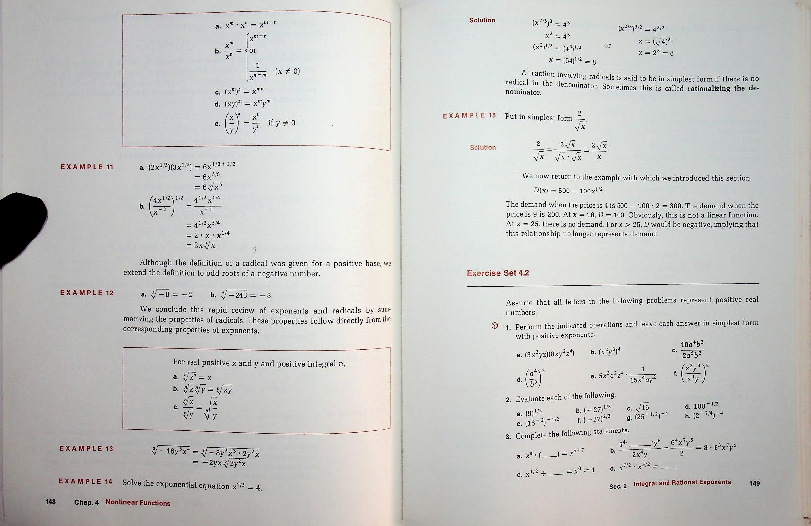 Finite Mathematics with Application to Business and the Social Sciences