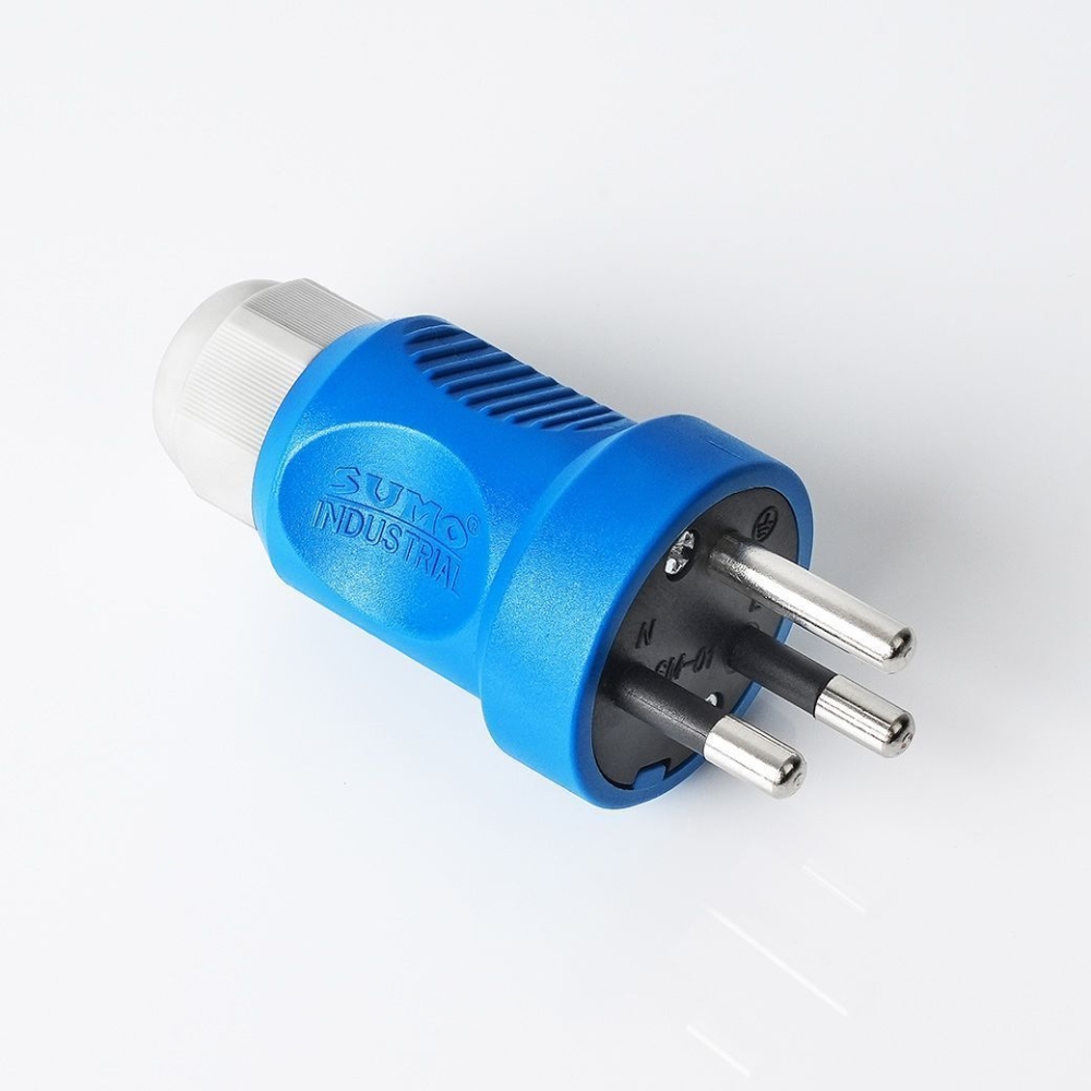 "SUMO" P1-0123TH พาวเวอร์ปลั๊กตัวผู้ 3สาย 3ขา 16A 220V IP44