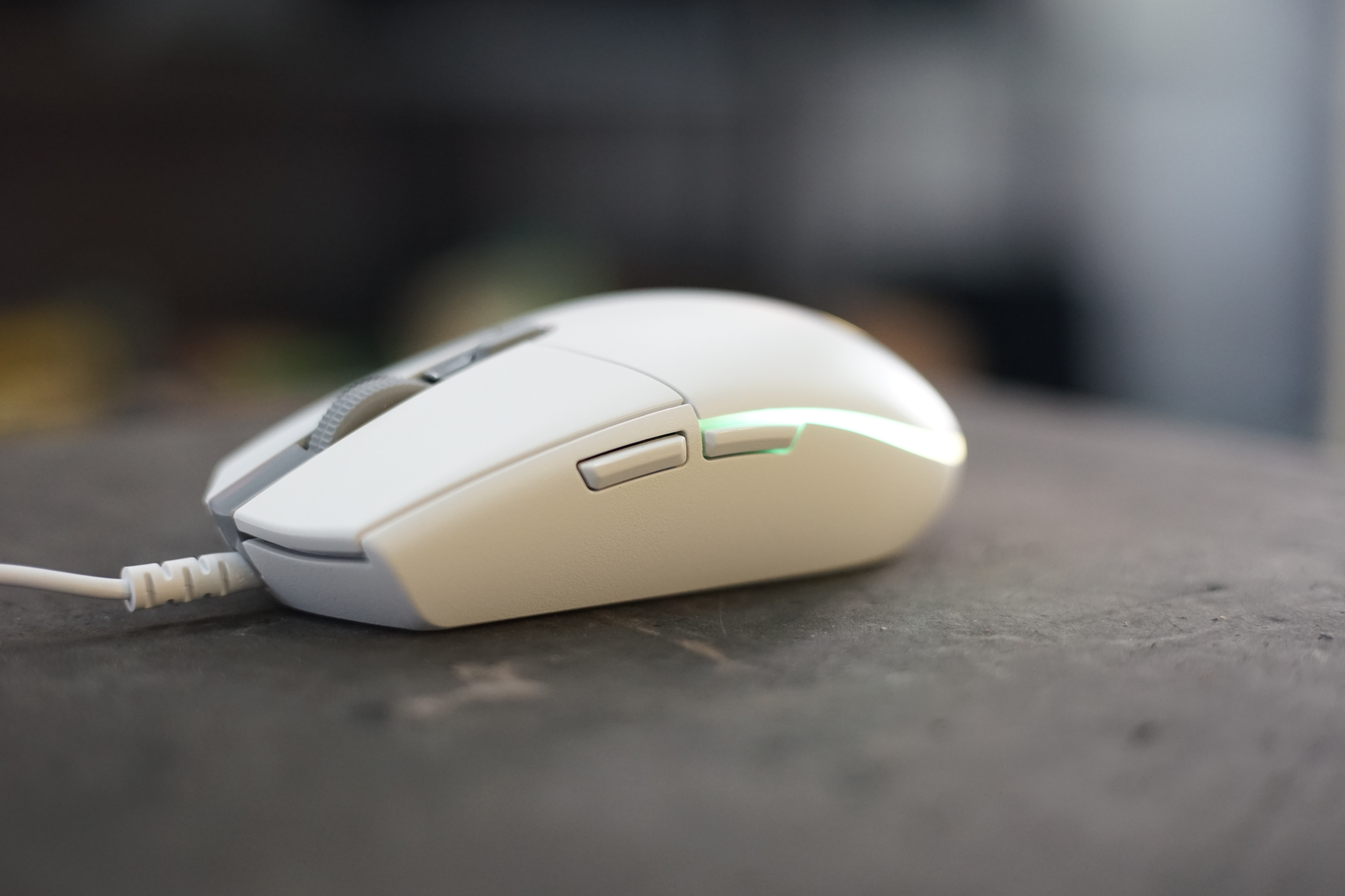 เมาส์เล่นเกม Logitech G102 LIGHTSYNC White DPI 8000 ประกัน 2 ปีเต็ม
