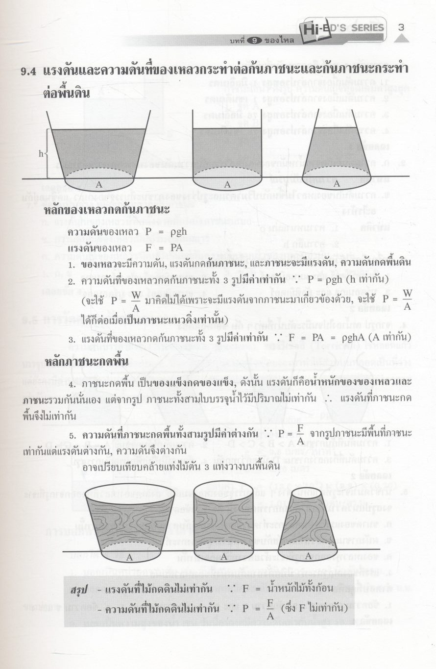 ฟิสิกส์ ม.5 เทอม 1 ของไหล ความร้อน คลื่นกล