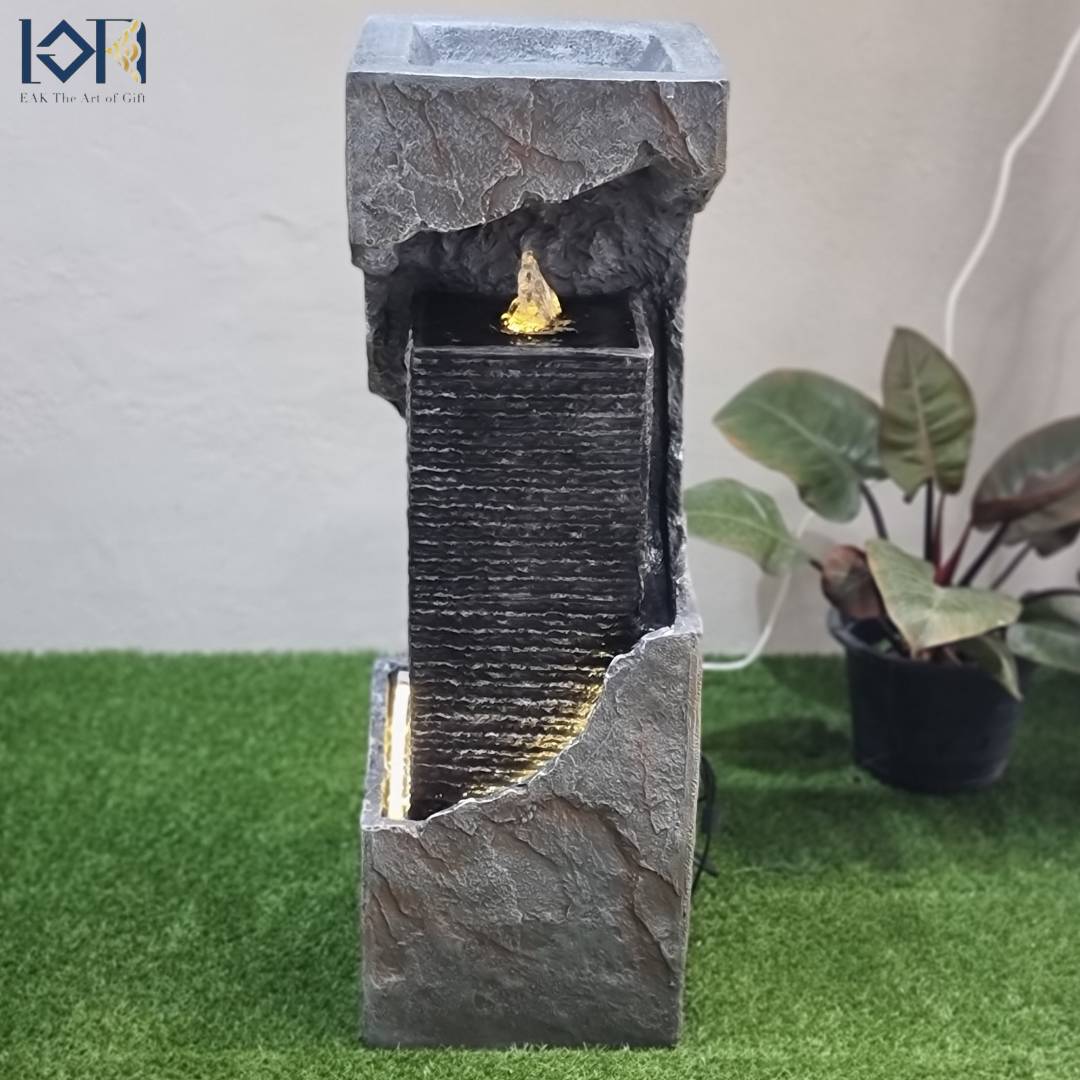 น้ำพุหน้าบ้าน รุ่นFF1019 อ่างน้ำพุล้นเสริมฮวงจุ้ยแต่งสวน น้ำพุน้ำล้นเสริมฮวงจุ้ยวางหน้าบ้าน