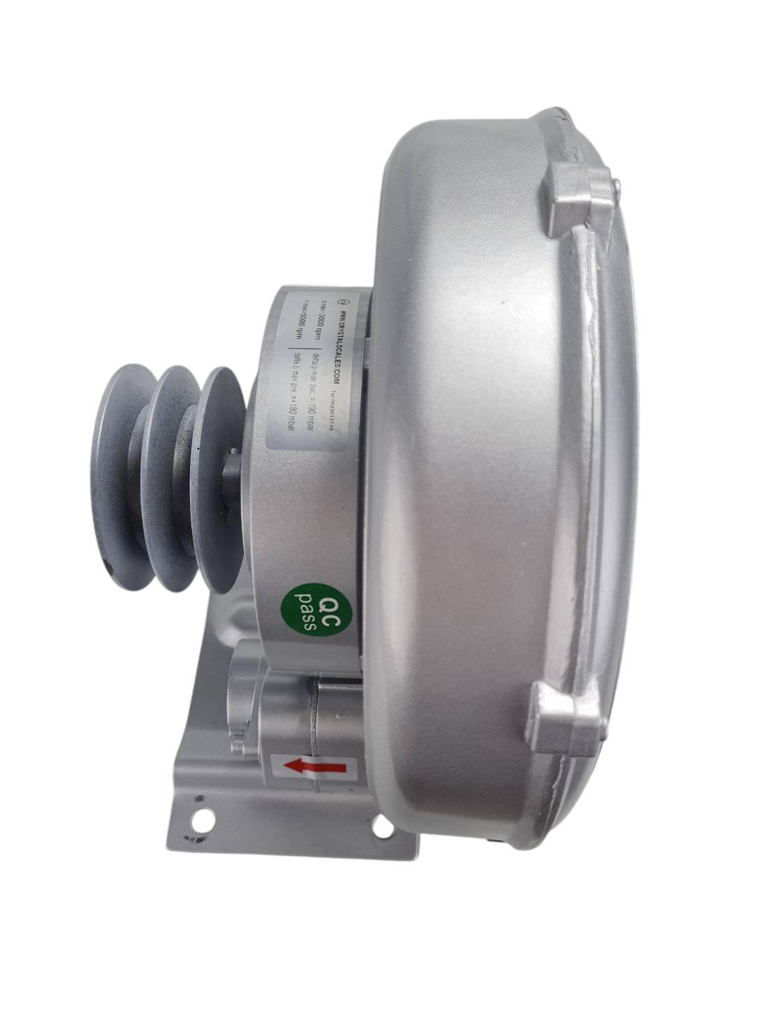 Ring Blower CTA Belt ปั๊มริงโบเวอร์ ท่อเข้าออก1 1/2 นิ้ว ท่อสั้นพิเศษ สำหรับรถขนส่งสัตว์น้ำ