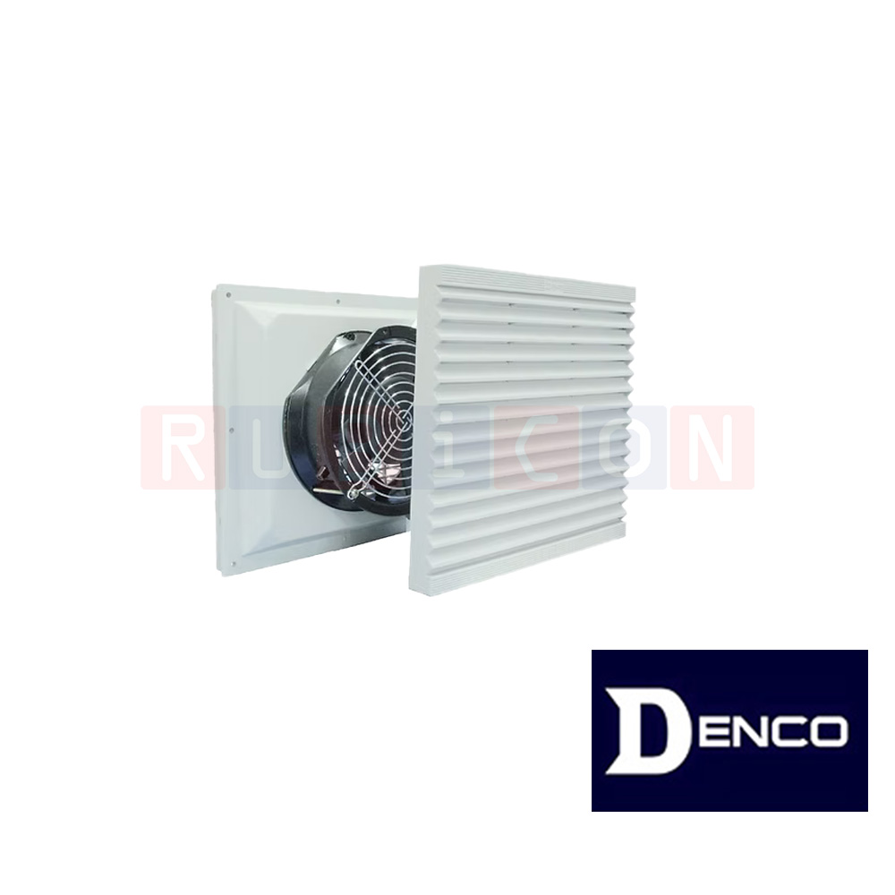 DENCO DF-255 Fan Ventilation พัดลมระบายความร้อนในตู้คอนโทรล ขนาด : 255x255 มม. (Fan Ventilation Model DF)