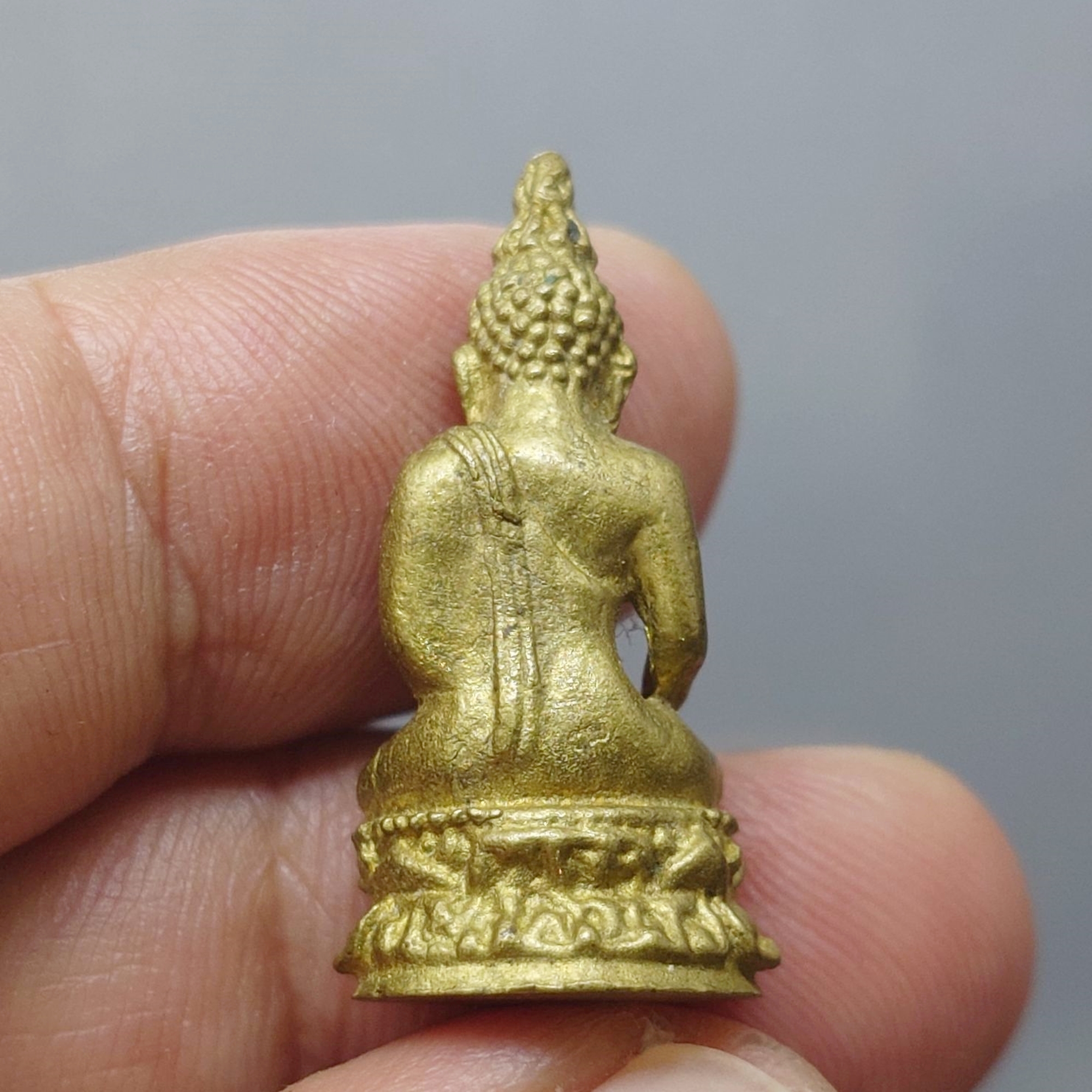 พระกริ่งไพรีพินาศ ญสส 80 พรรษา สมเด็จพระญาณสังวร สมเด็จพระสังฆราช เนื้อทองเหลือง วัดบวรนิเวศวิหาร ปี2536 พร้อมใบประกวด รางวัลที่3