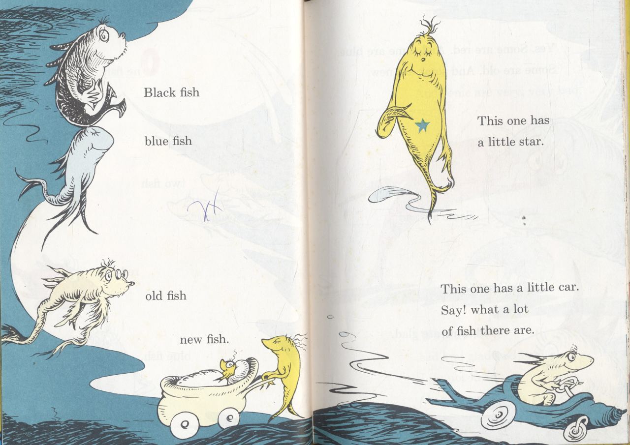 One fish two fish red fish blue fish By Dr.Seuss