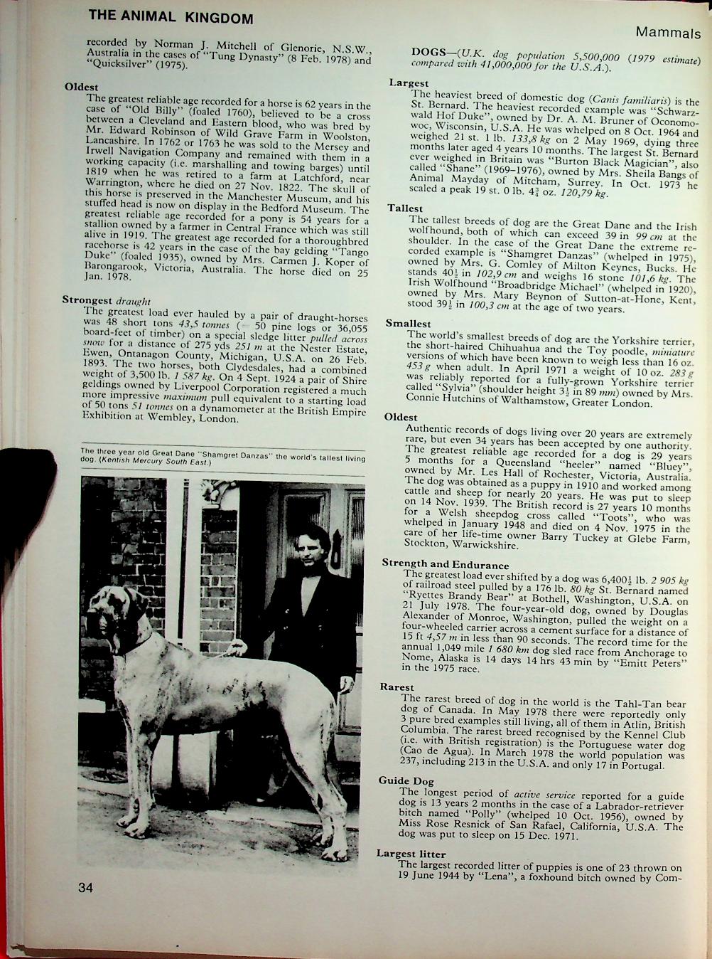 GUINNESS BOOK OF RECORDS 1980