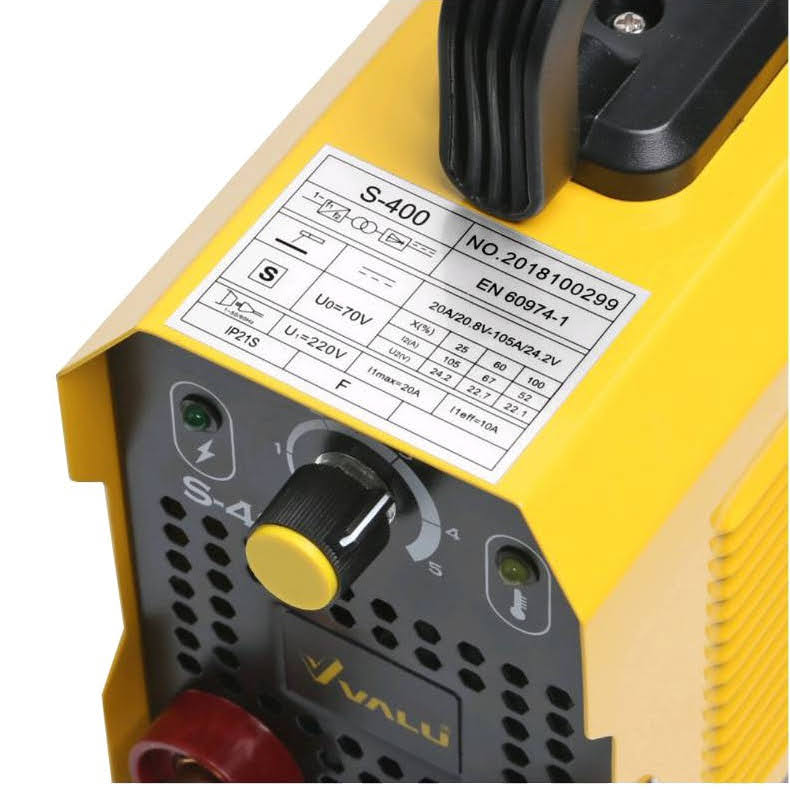 รหัสสินค้า 110 เครื่องเชื่อม ตู้เชื่อม อินเวอร์เตอร์ แวลู VALU S400 ระบบ MMA พร้อมของแถม (ประกัน 1 ปี)