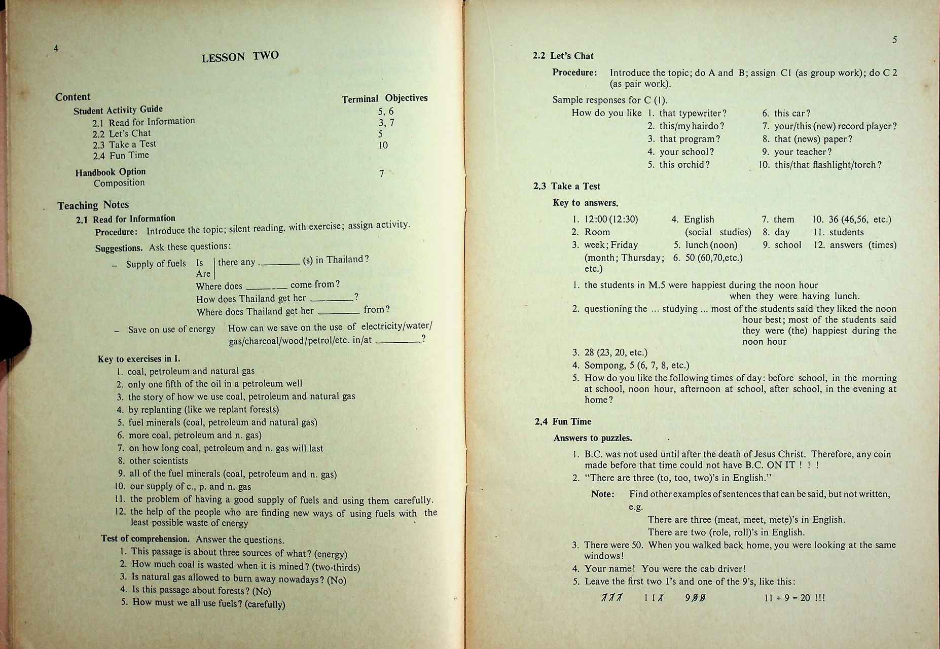 หนังสือคู่มือครูภาษาอังกฤษ OUTLINE OF ENGLISH DIRECTIONS รายวิชา อ 523 - อ 524 เสริมทักษะ 3-4 ชั้นมัธยมศึกษาปีที่ 5 (ม.5)