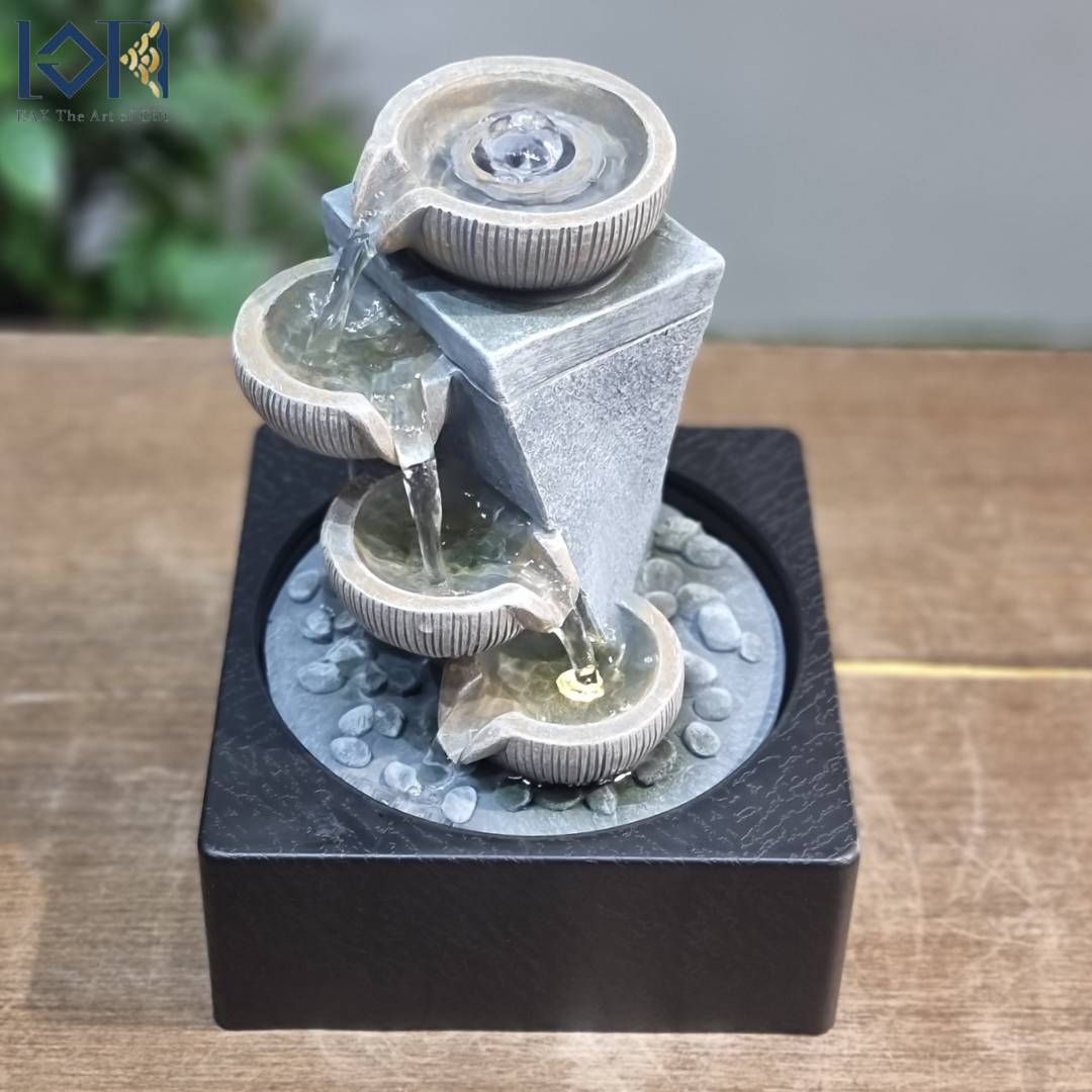 น้ำพุตั้งโต๊ะ รุ่นรหัส1206643L น้ำล้นตั้งโต๊ะเสริมฮวงจุ้ย น้ำพุตั้งโต๊ะร้านค้า น้ำล้นแต่งบ้าน