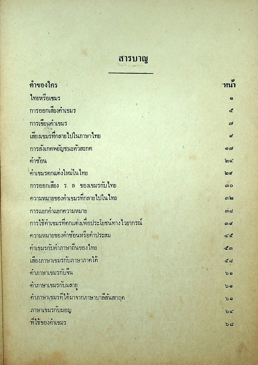 อันเนื่องด้วยชื่อ ชื่อเขมร