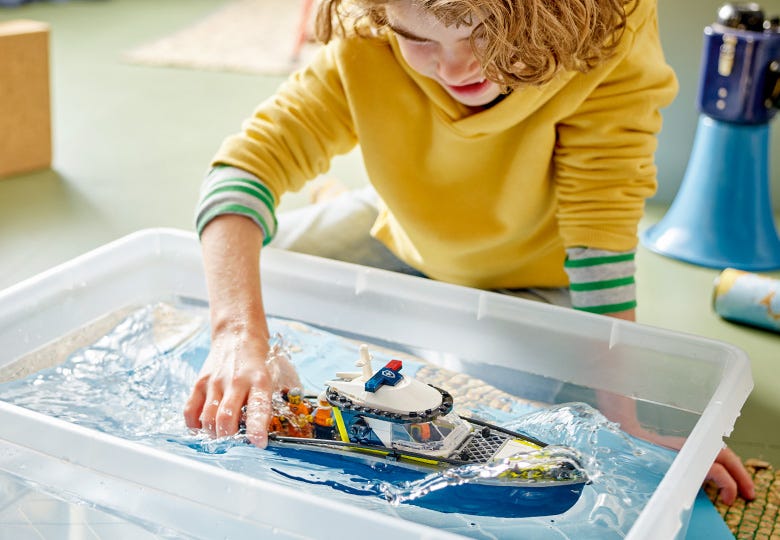 **MTS Toys**เลโก้ Lego 60456 City : Police Boat Chase