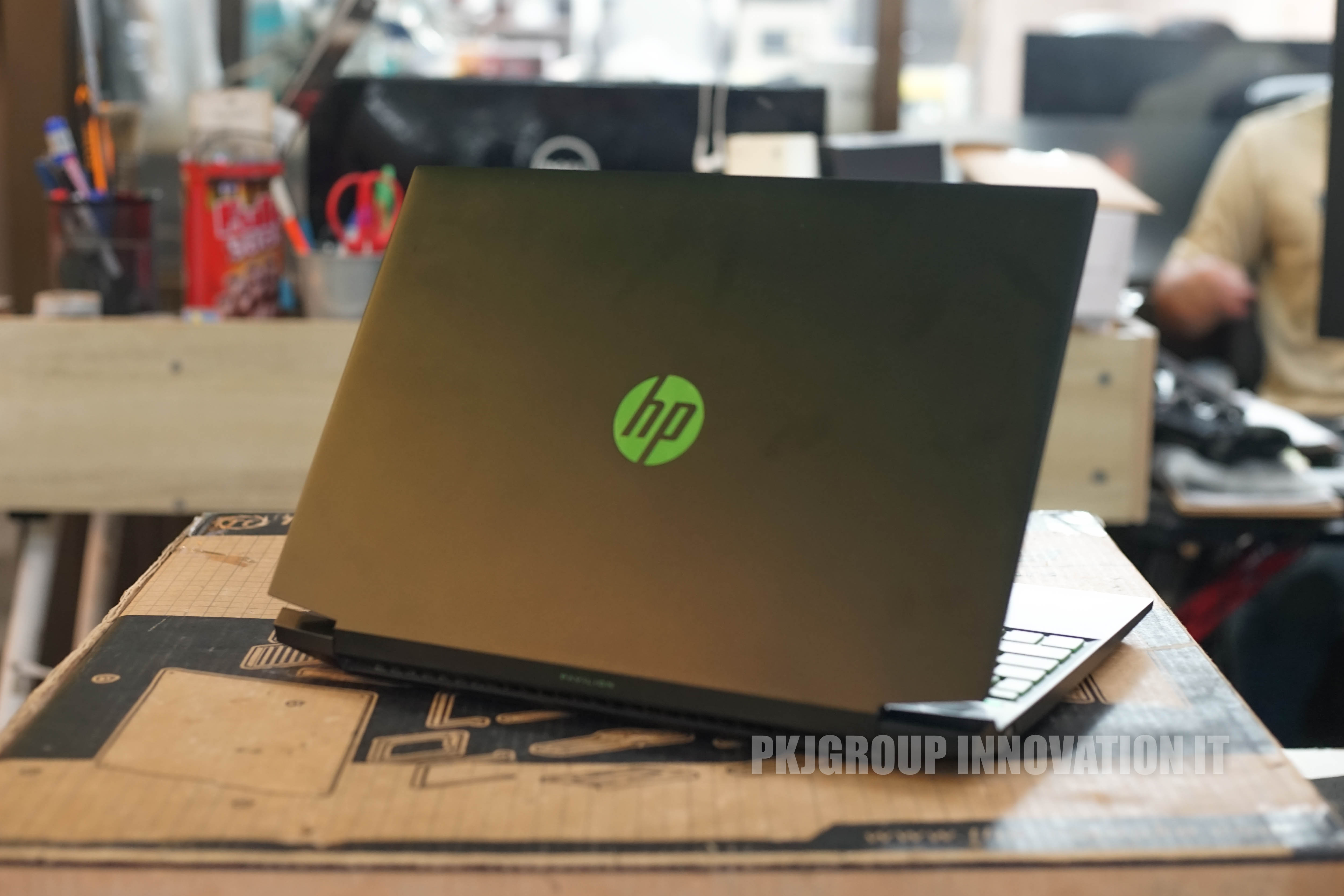 โน๊ตบุ๊คเล่นเกมมือสอง HP Pavilion 15-ec1117AX AMD Ryzen 5 4600h RAM16GB GTX1650Ti