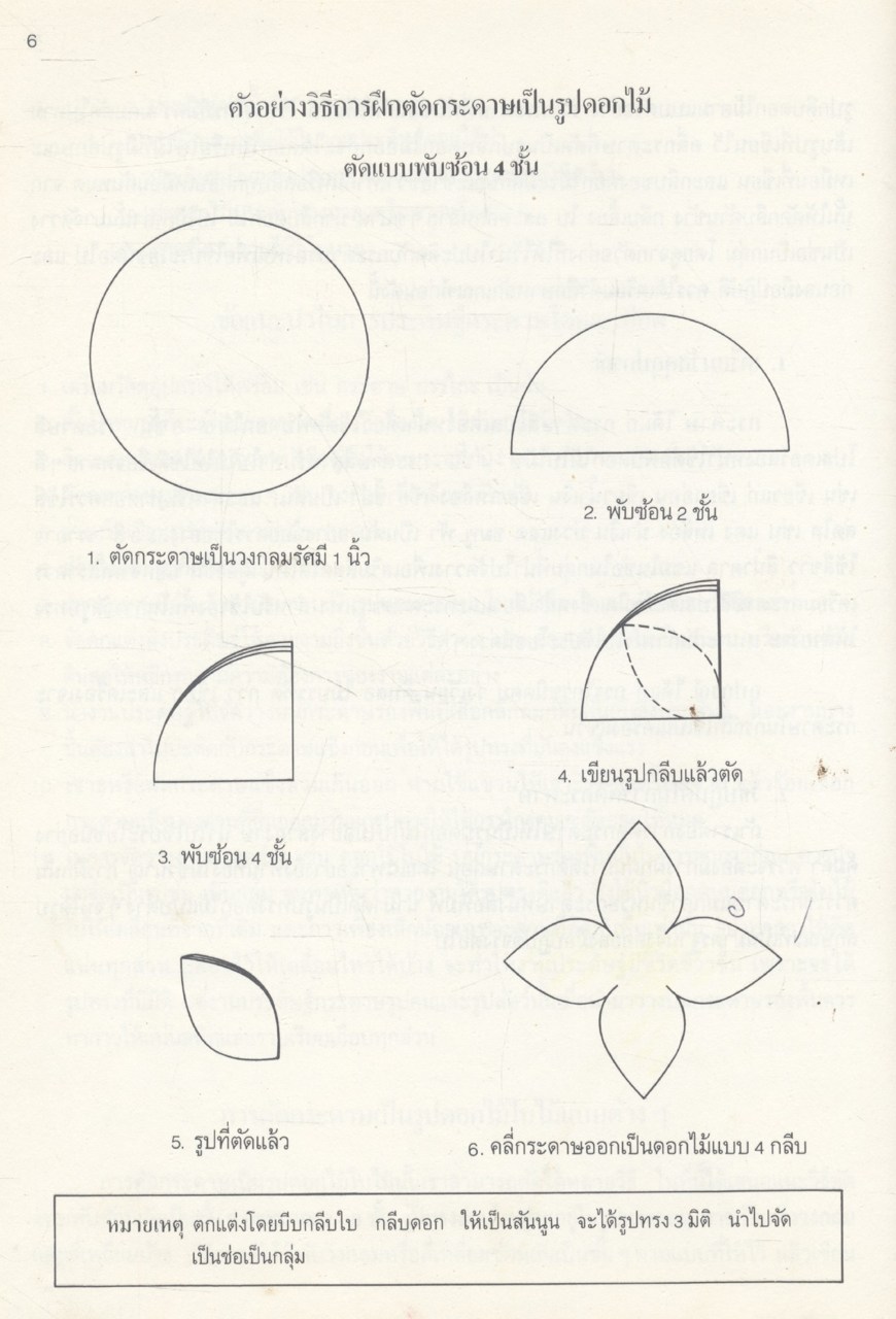 เทคนิคการตัด ประดิษฐ์กระดาษ เล่ม 1