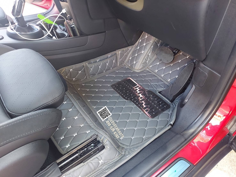 พรมปูพื้นรถยนต์ 6D MINI COUNTRYMAN (F60) สีเทา