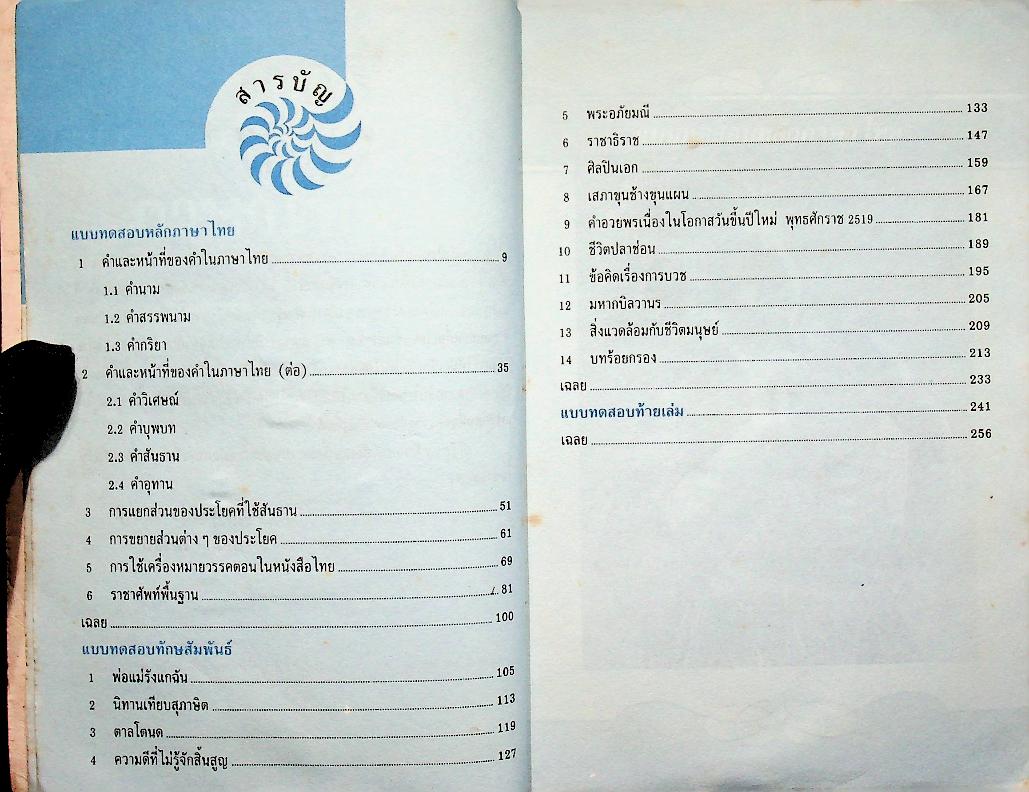 แบบทดสอบ ภาษาไทย ม.2 ท 203 ท 204