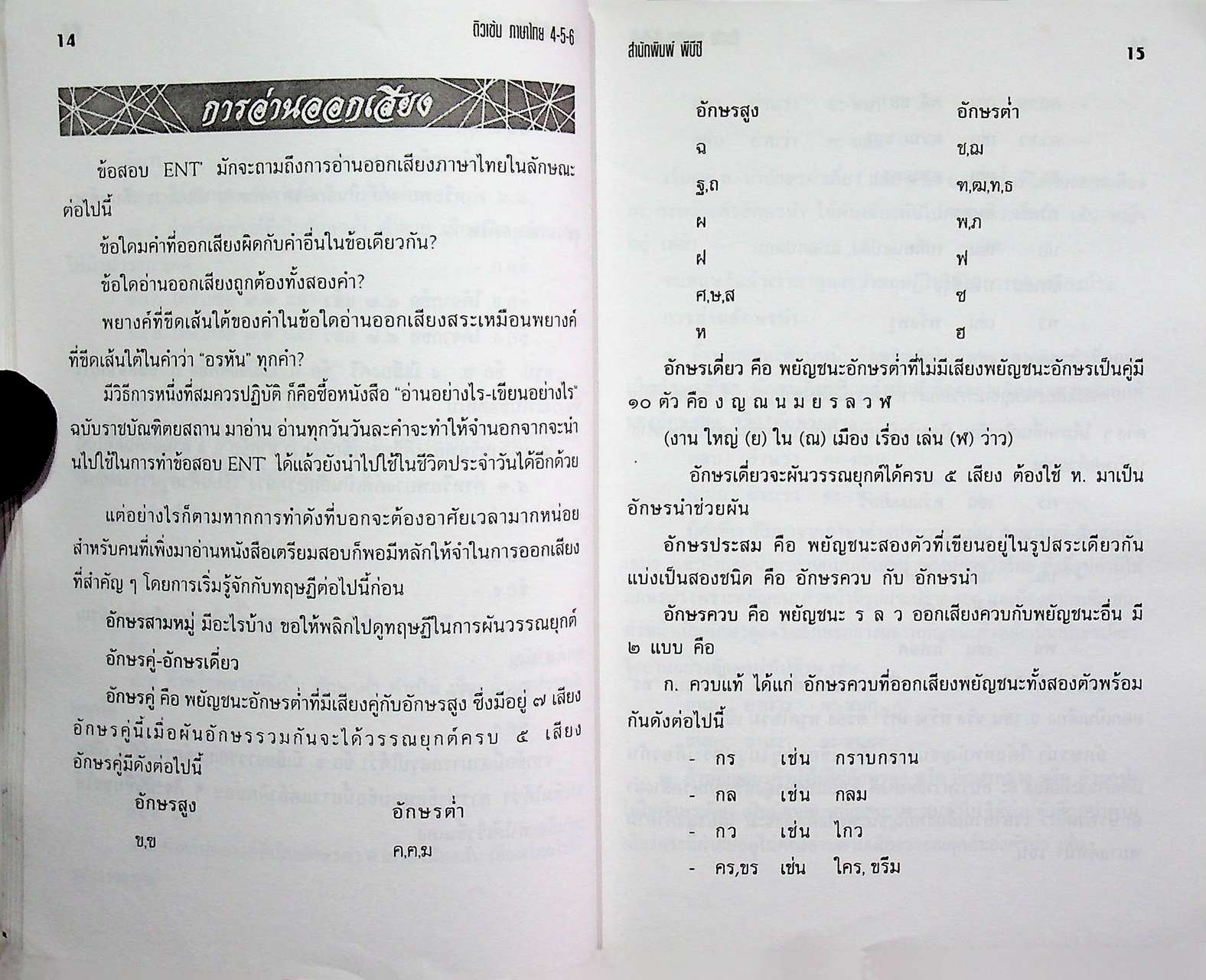 ติวเข้มภาษาไทย ๔-๕-๖